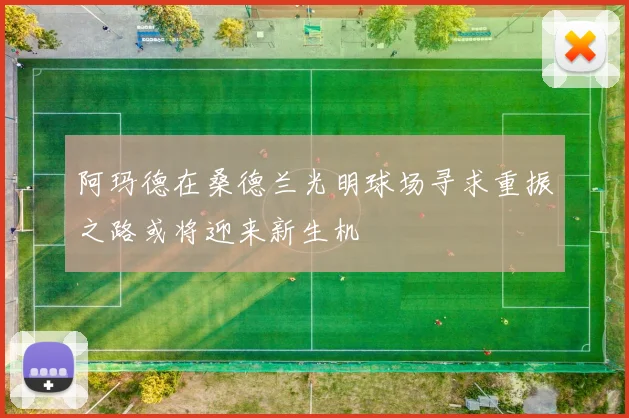 阿玛德在桑德兰光明球场寻求重振之路或将迎来新生机